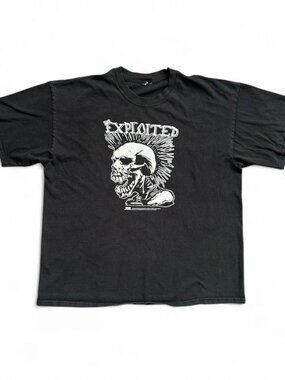 Vintage The Exploited Total Chaos Punk Band T-Shirt Men's XL Artimonde 1998